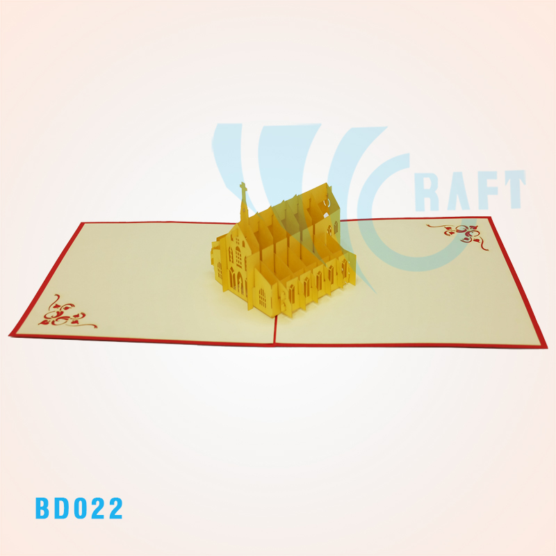 The Church Pop Up Card