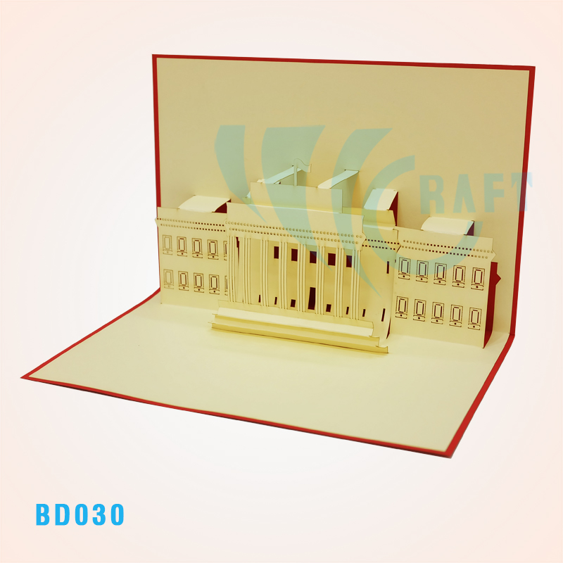 Auckland War Memorial Museum Pop Up Card