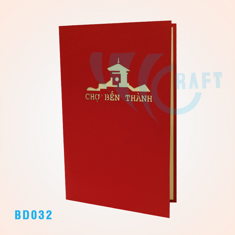 Ben Thanh Market Pop Up Card