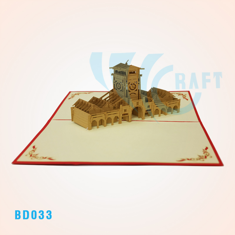 Ben Thanh Market Pop Up Card