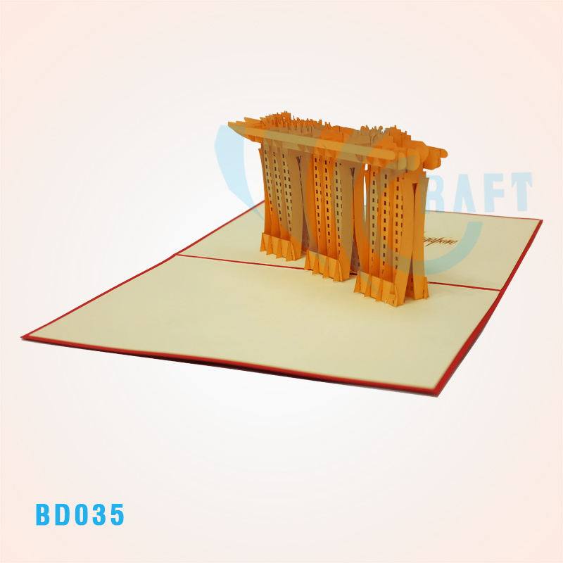Marina Bay Sands Pop Up Card