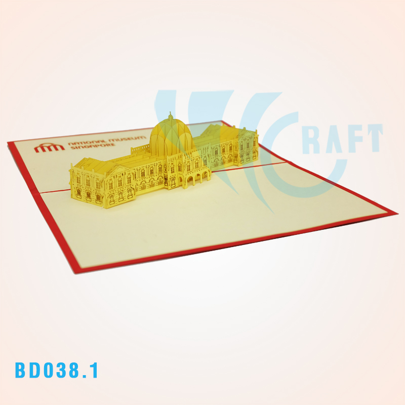 National Museum Of Singapore Pop Up Card