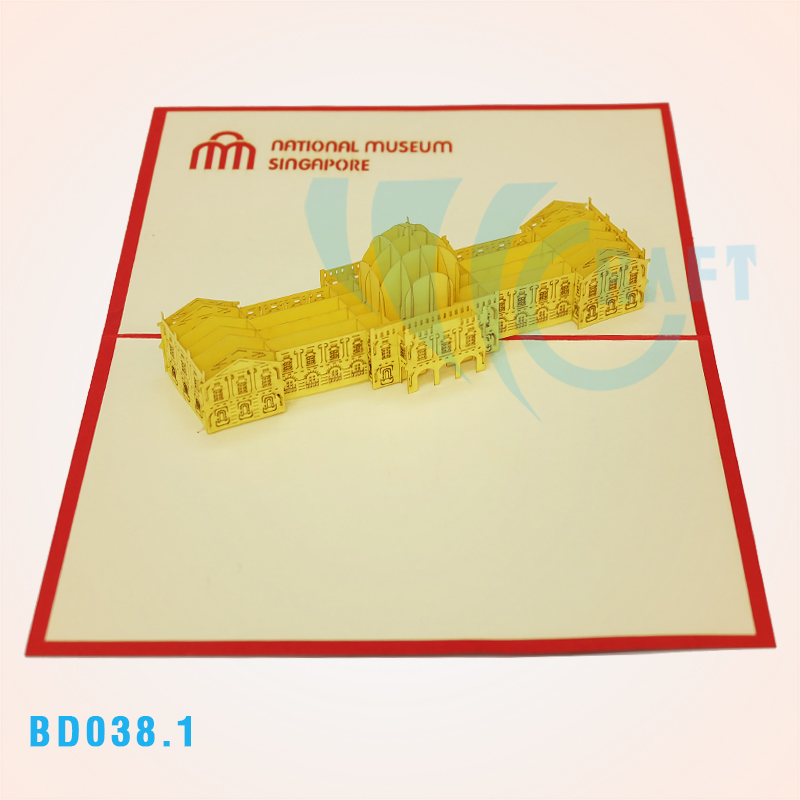 National Museum Of Singapore Pop Up Card