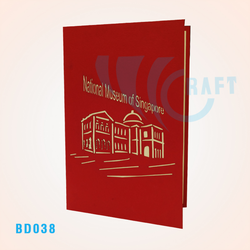 National Museum Of Singapore Pop Up Card