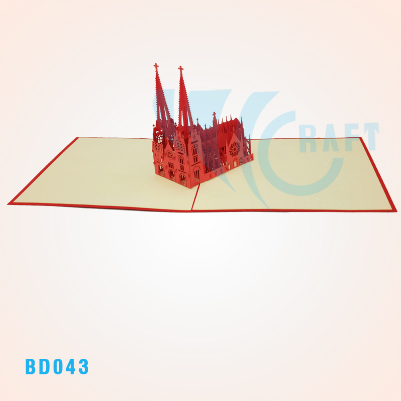 The Church Pop Up Card