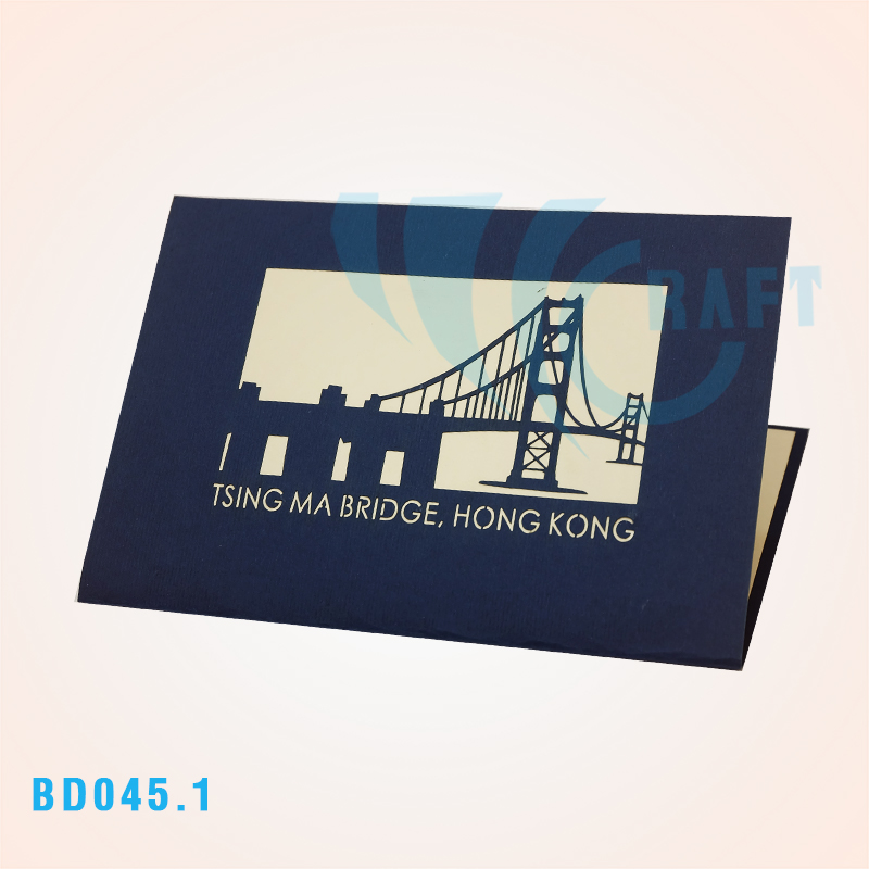 Tsing Ma Bridge Pop Up Card