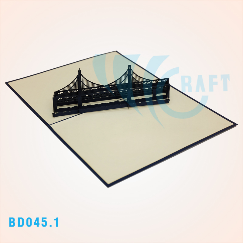 Tsing Ma Bridge Pop Up Card