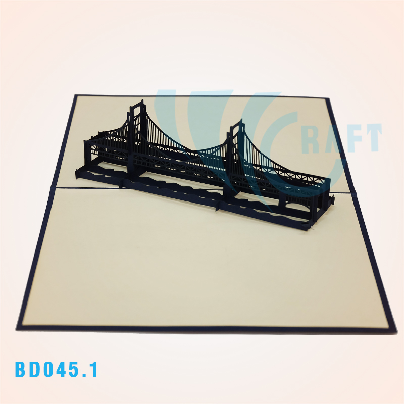 Tsing Ma Bridge Pop Up Card