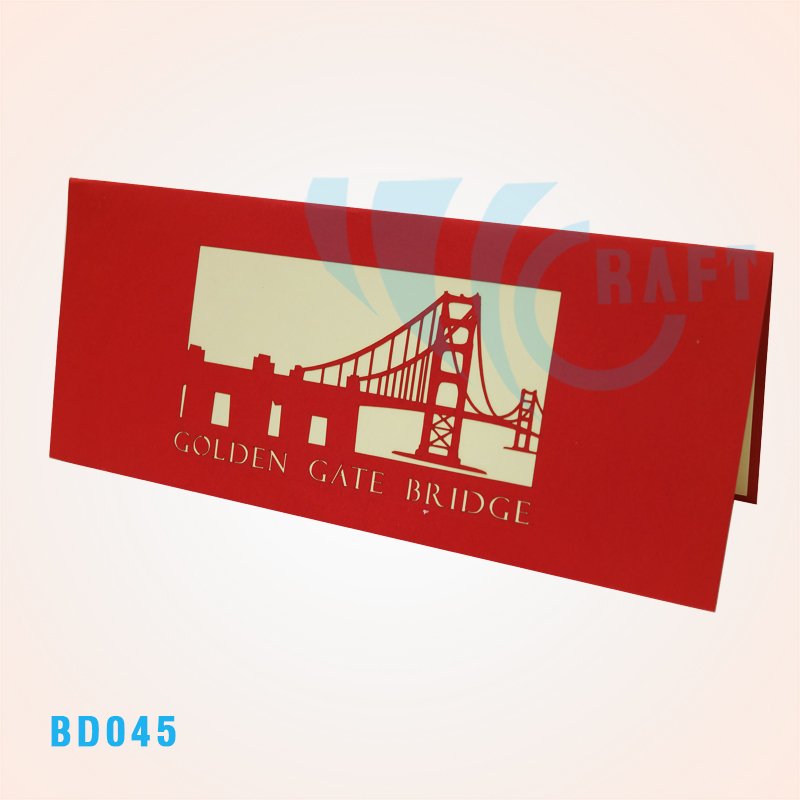 Golden Gate Bridge Pop Up Card