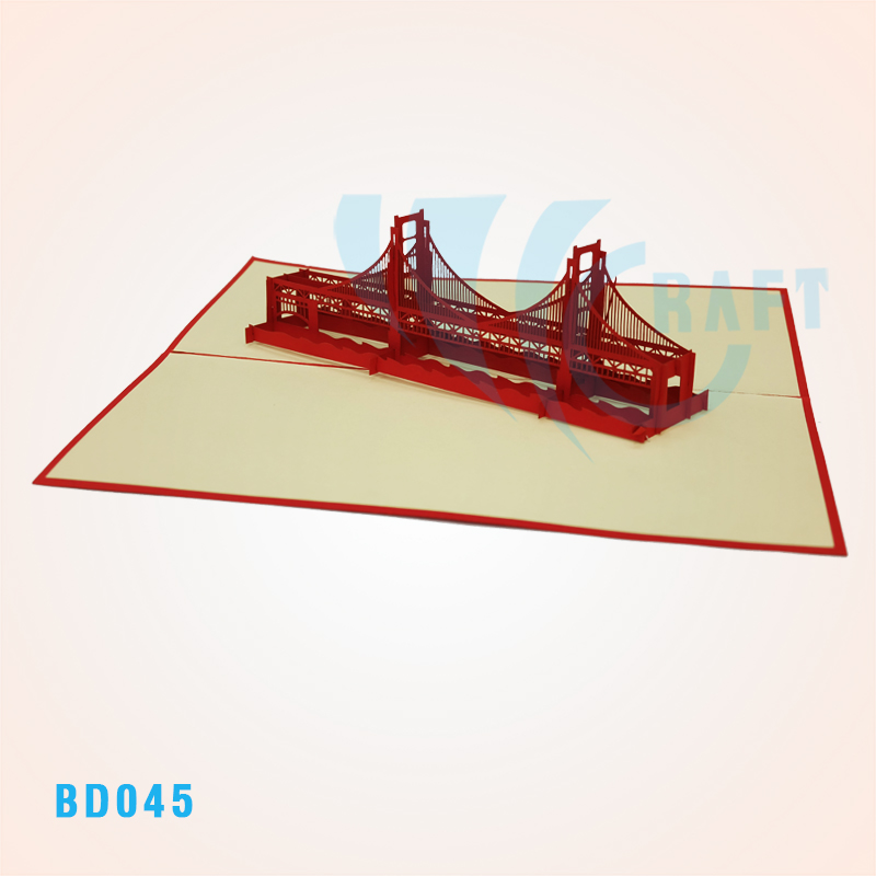 Golden Gate Bridge Pop Up Card
