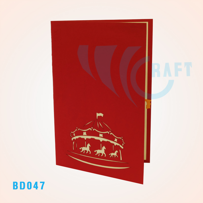 Carousel Pop Up Card
