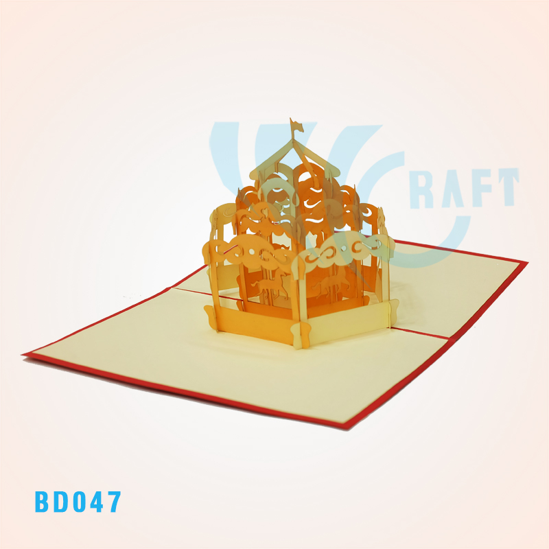Carousel Pop Up Card