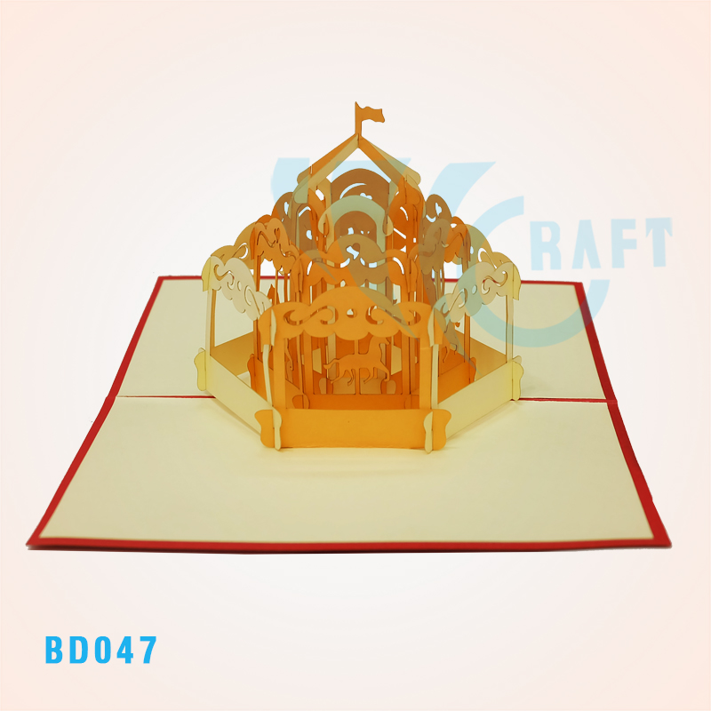 Carousel Pop Up Card