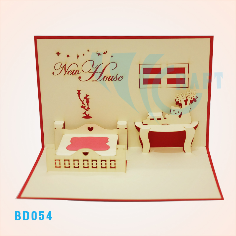 New House 2 Pop Up Card