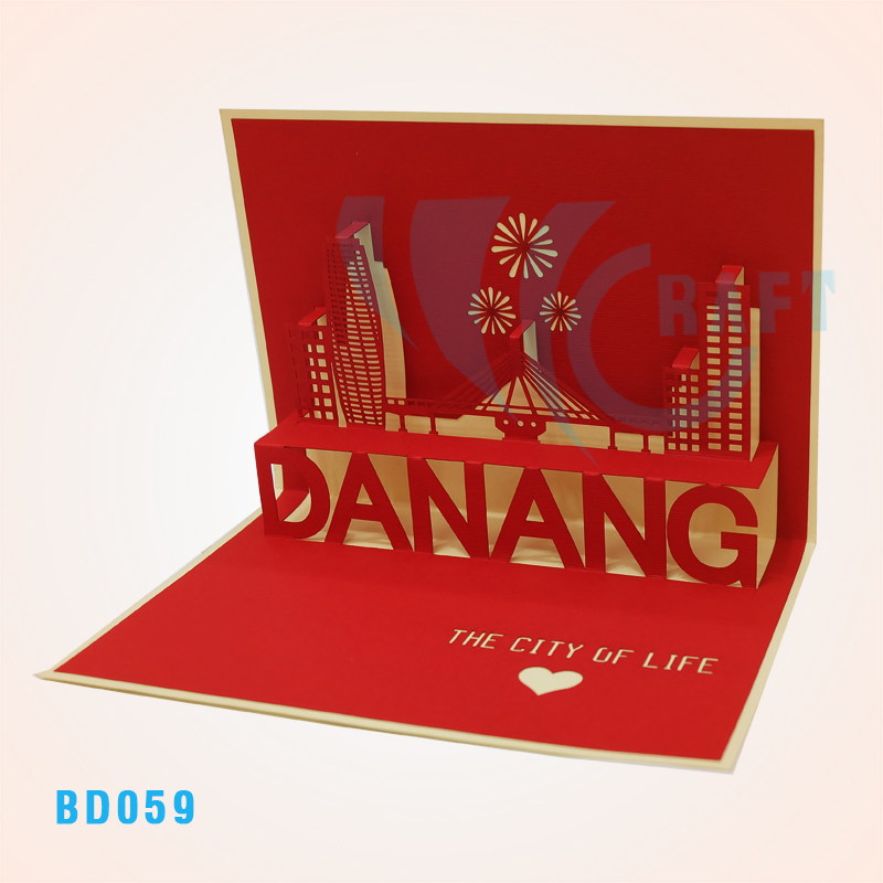 Danang Bridge Pop Up Card