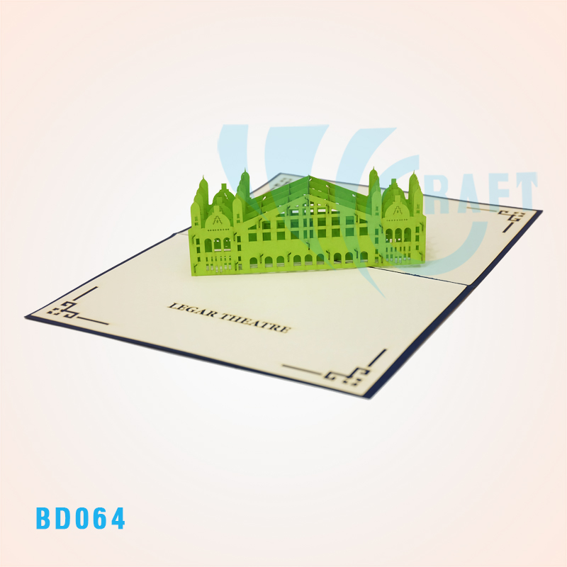 LEGAR THEATRE Pop-up Card – A Masterpiece of Architecture in 3D