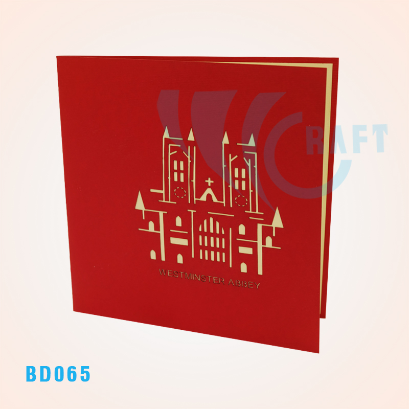 Westminster Abbey Pop Up Card