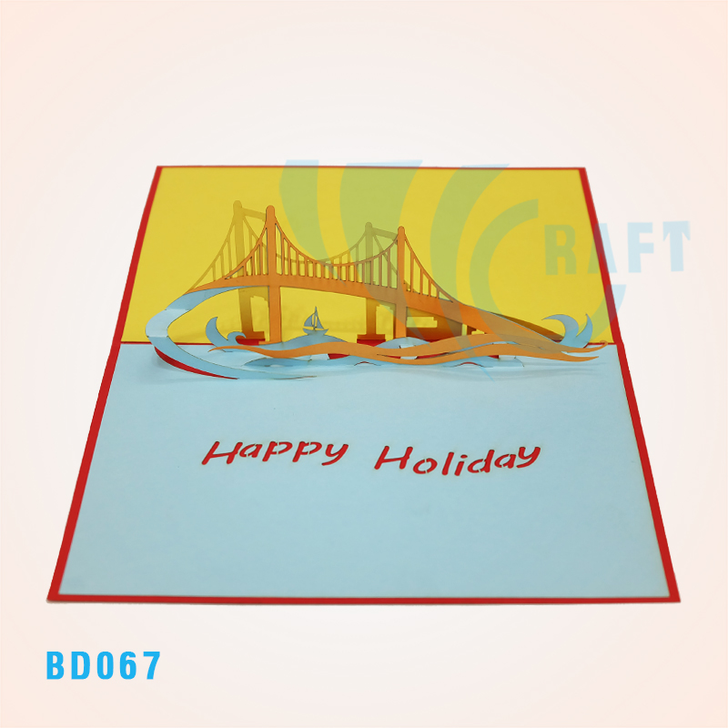 Golden Gate Bridge Pop Up Card