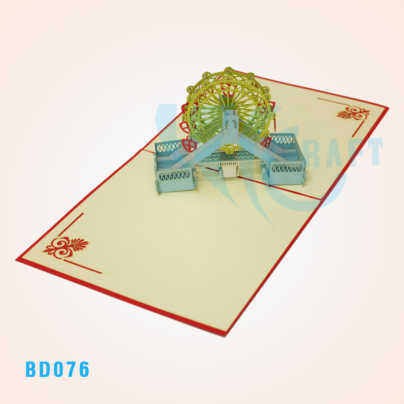 Giant Wheel 3 Pop Up Card