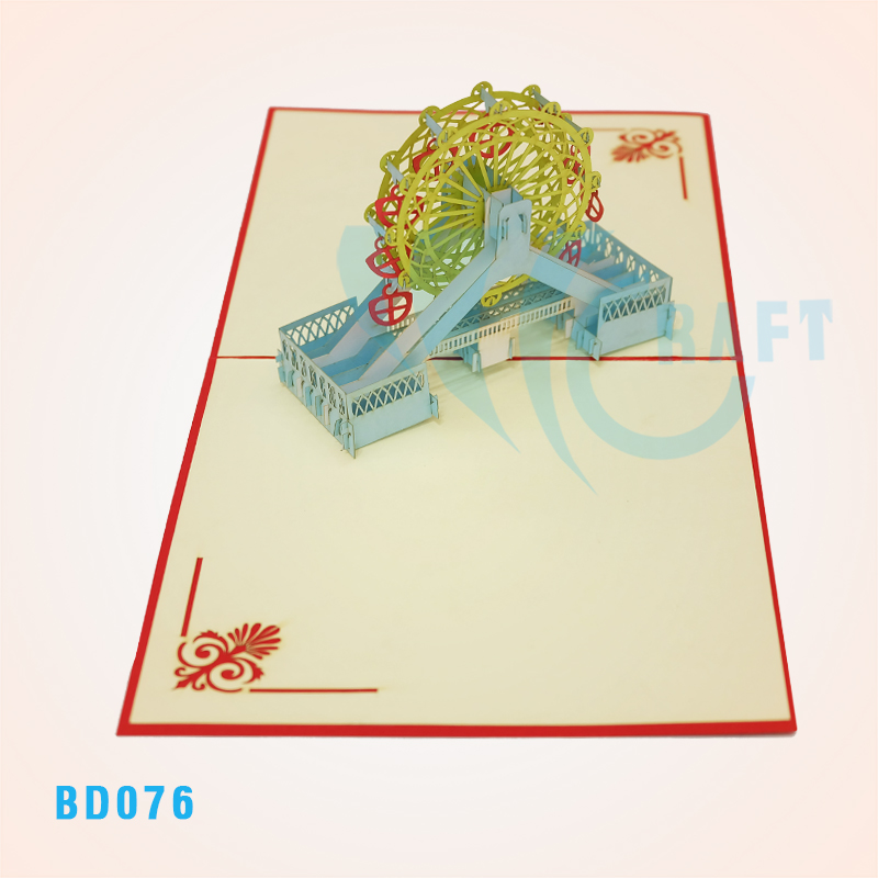 Giant Wheel 3 Pop Up Card