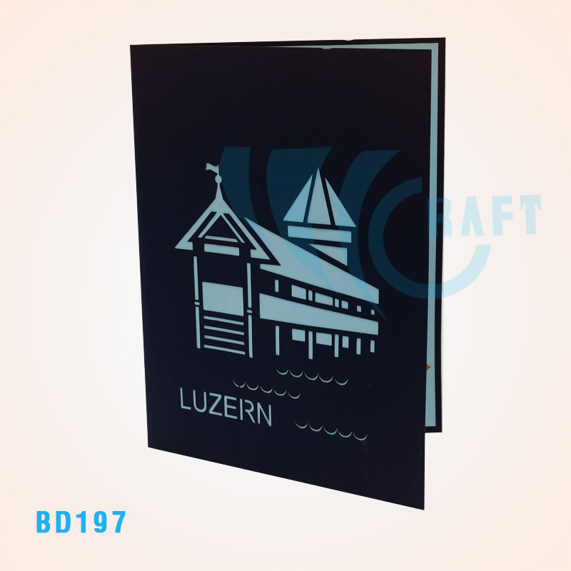Luzern City Pop Up Card