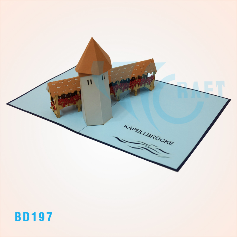 Luzern City Pop Up Card