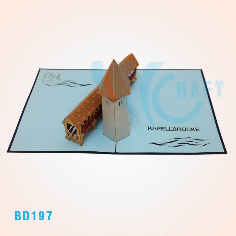 Luzern City Pop Up Card