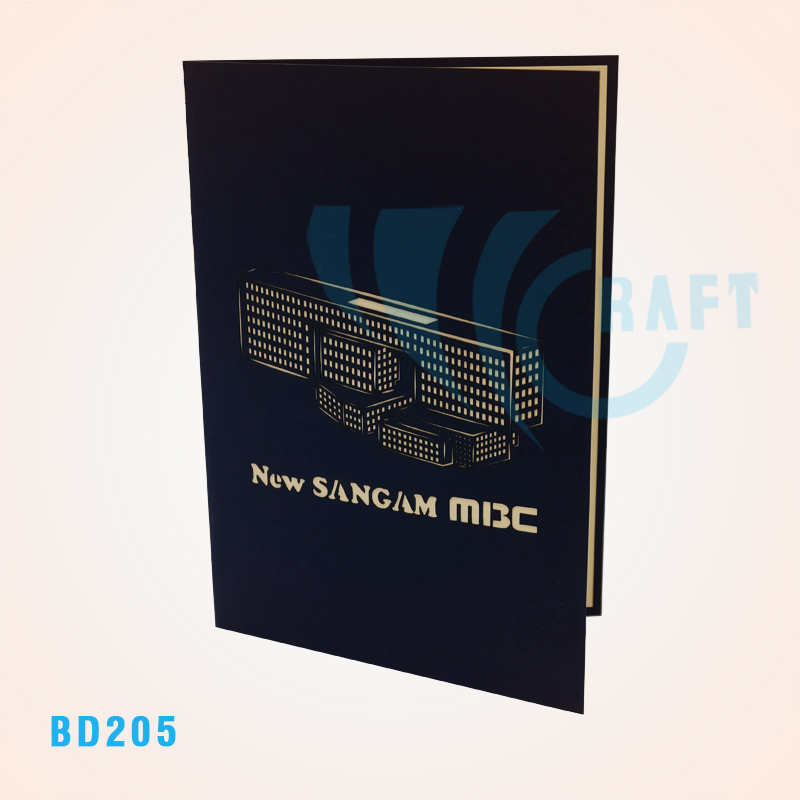 Sangam MBC Office Korea Pop Up Card