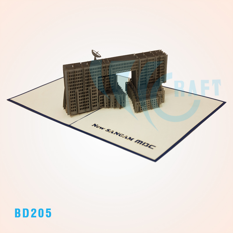 Sangam MBC Office Korea Pop Up Card