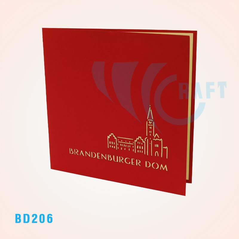 Brandenburg Cathedral Pop Up Card