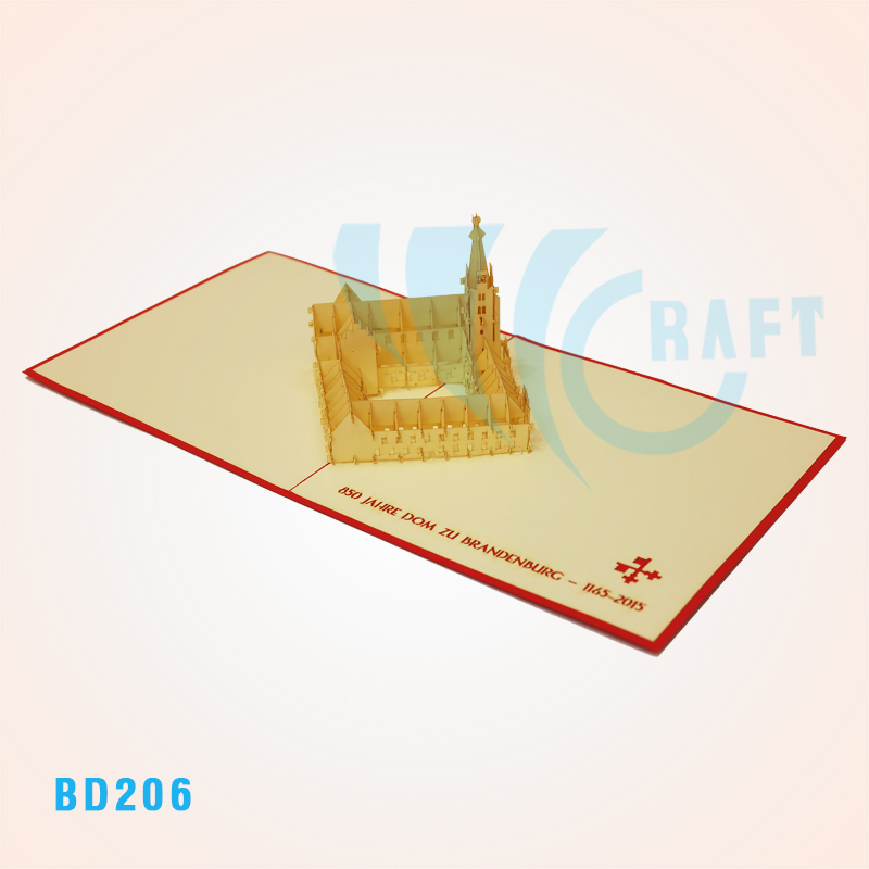 Brandenburg Cathedral Pop Up Card