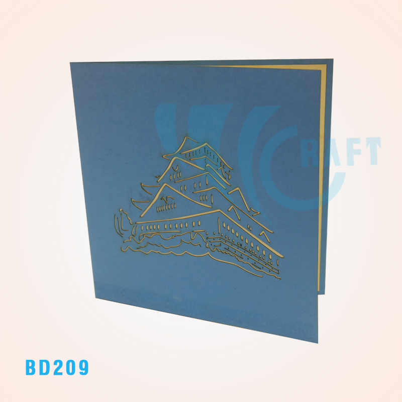 Osaka Castle Pop Up Card