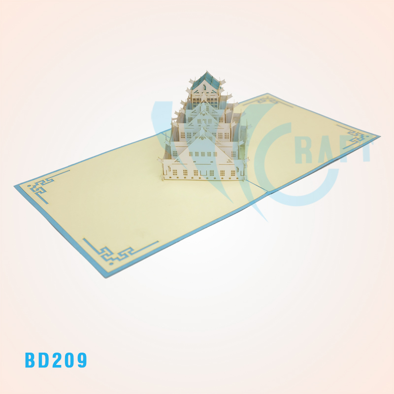 Osaka Castle Pop Up Card