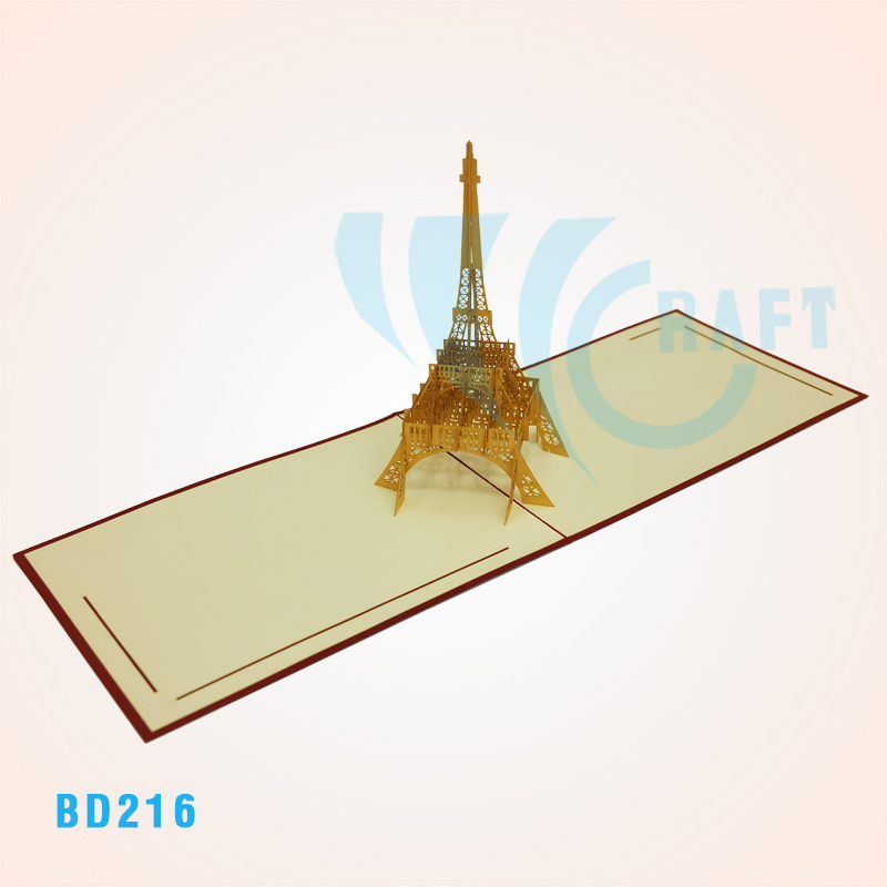 Eiffel Tower Pop Up Card
