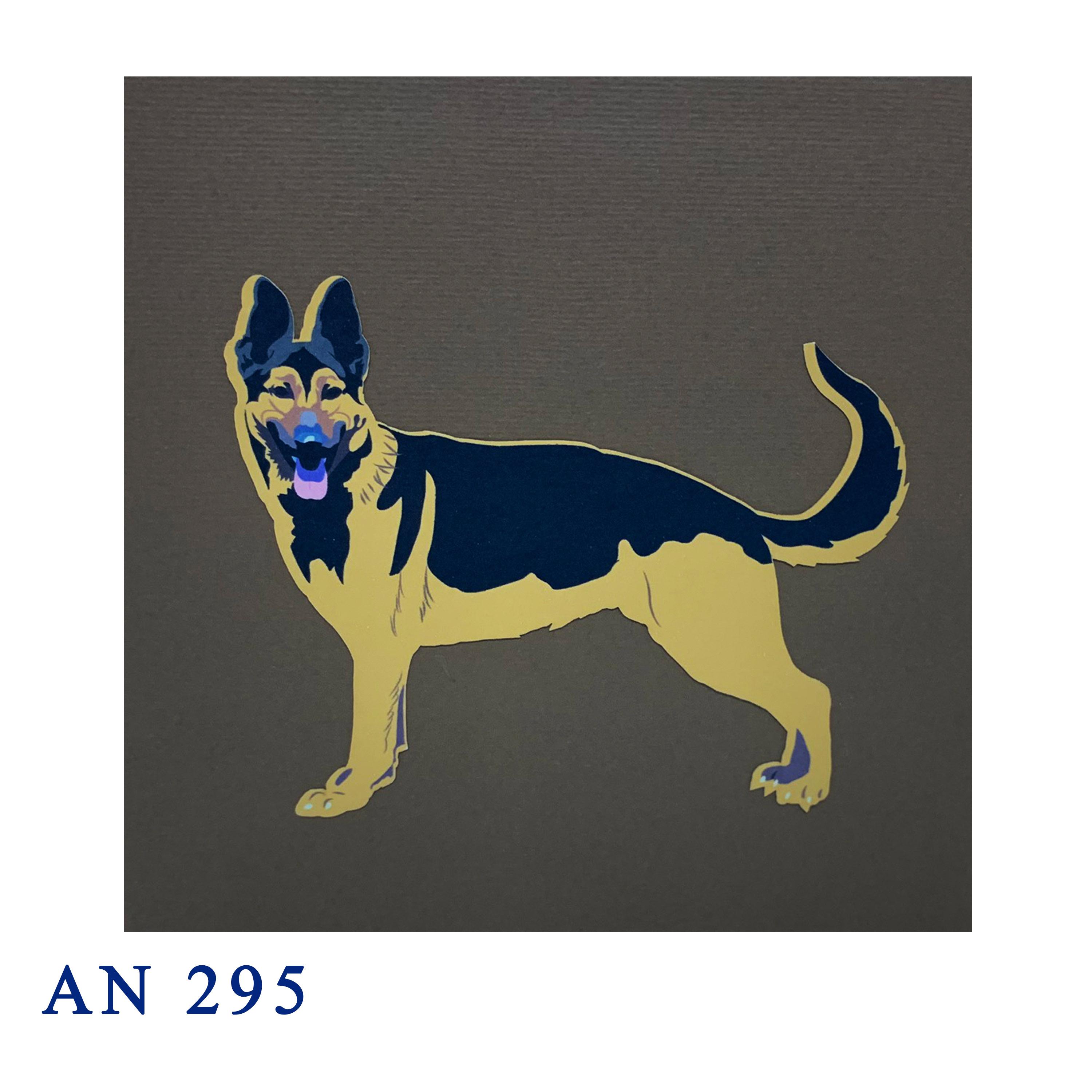German Shepherd Pop Up Card