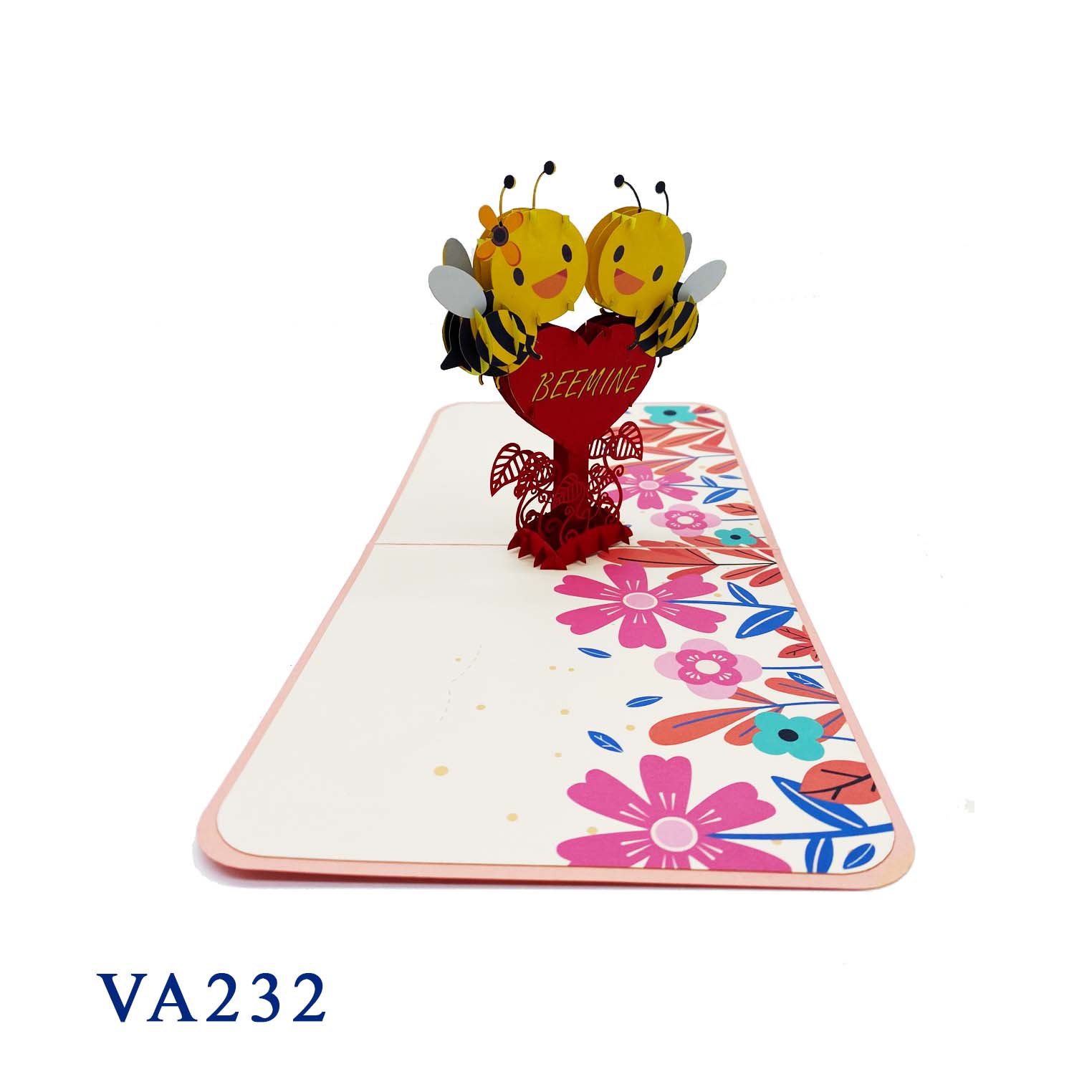 Bee Mine Valentine Pop Up Card