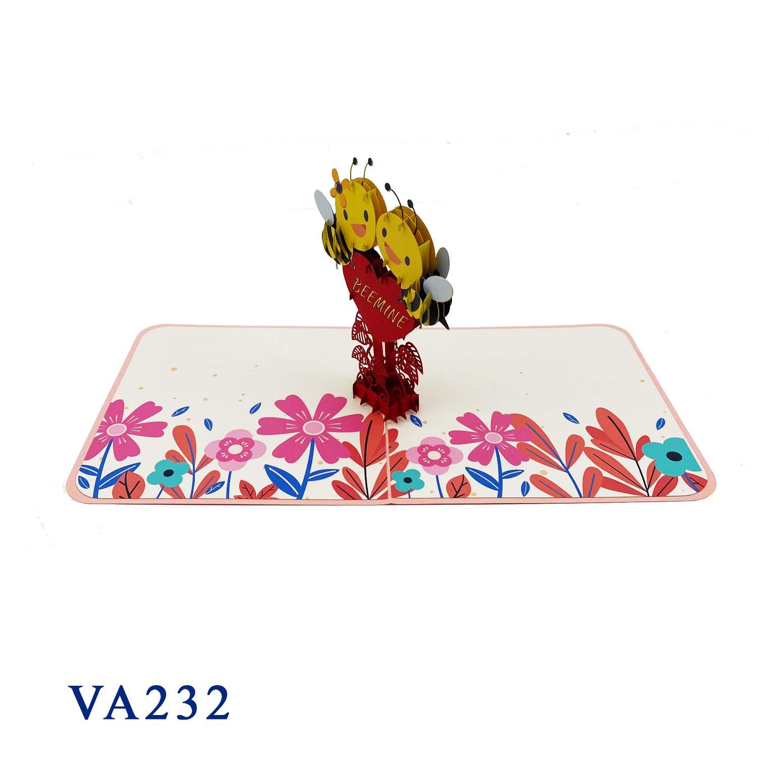 Bee Mine Valentine Pop Up Card