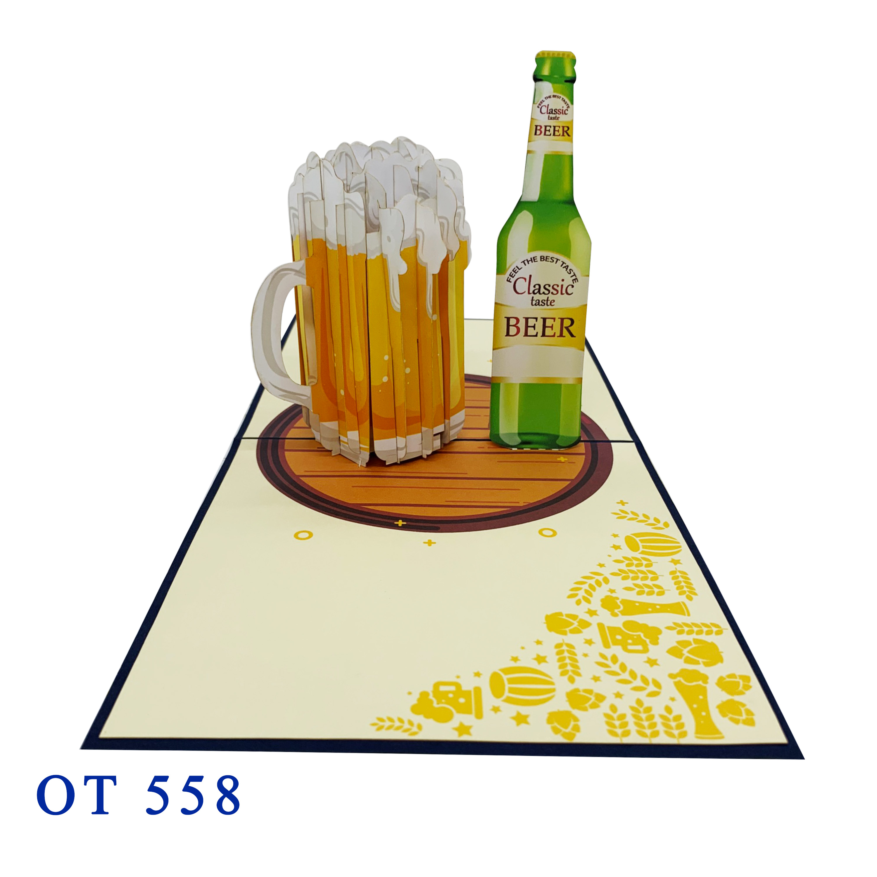 Beer Pop Up Card