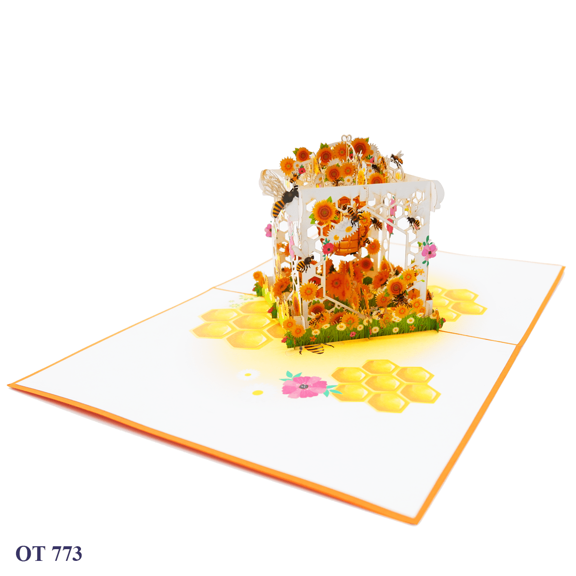 Bees Pop Up Card