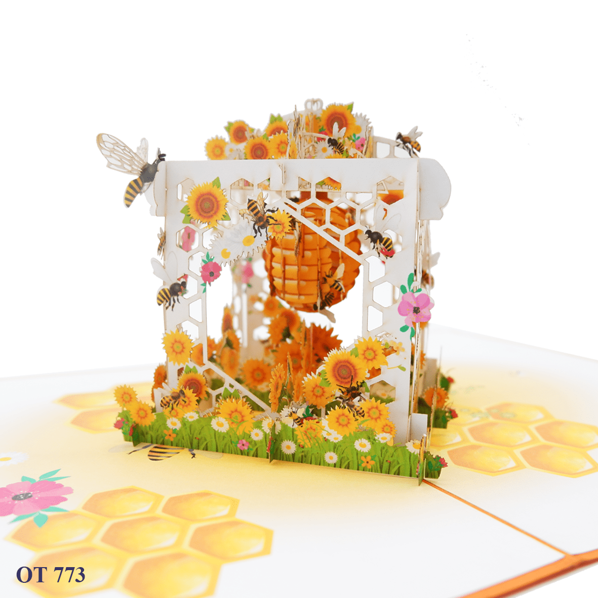 Bees Pop Up Card