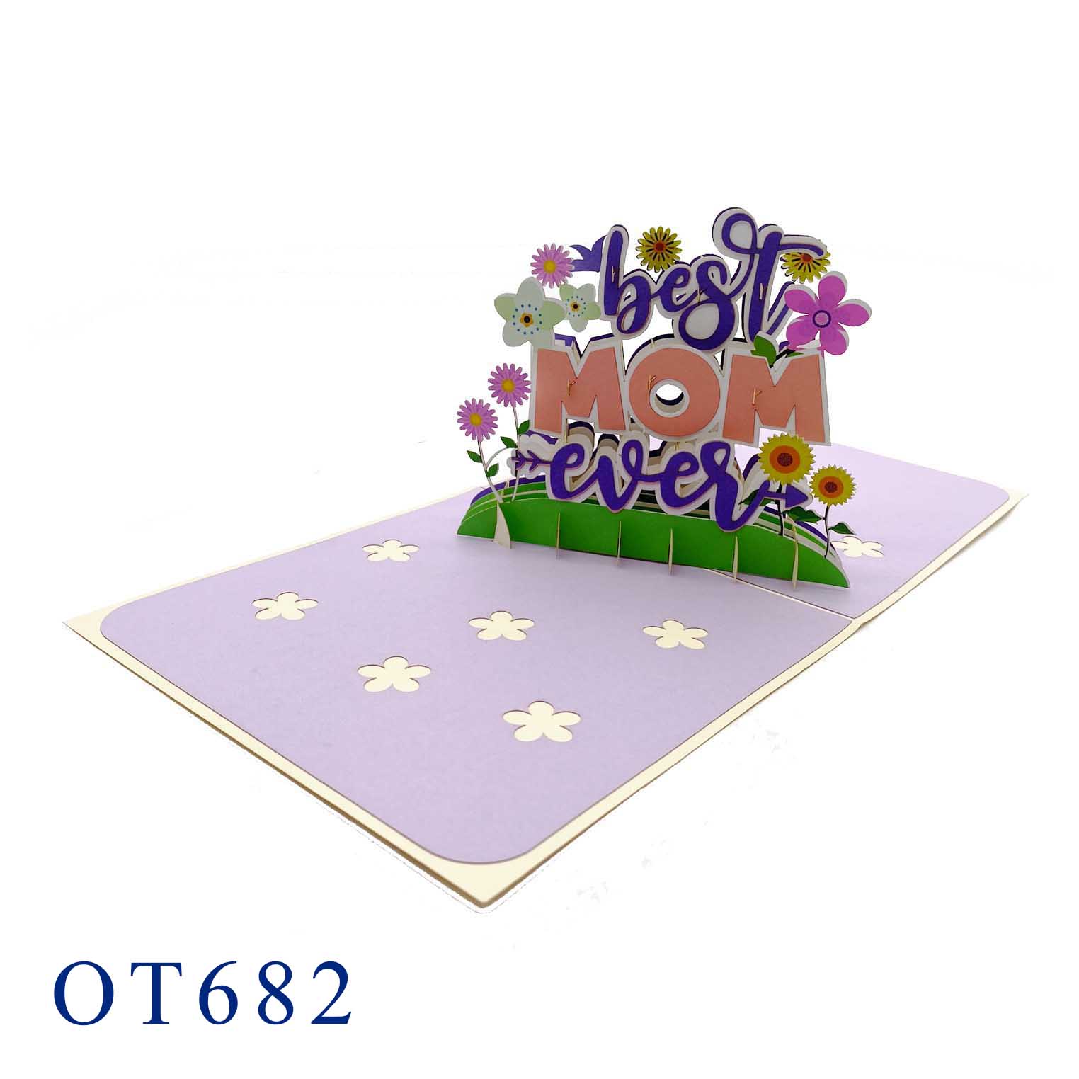 Best Mom Ever Pop Up Card