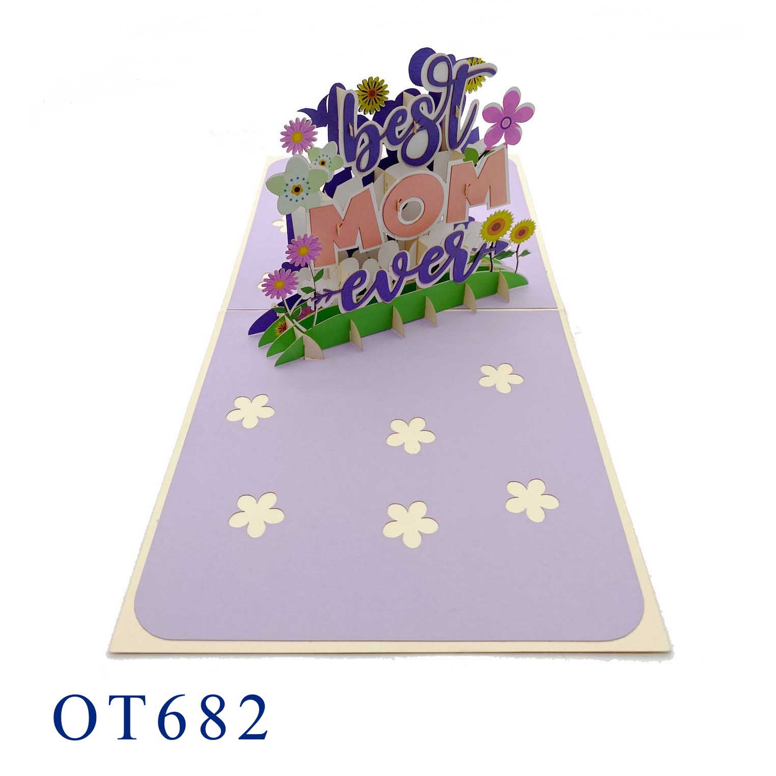 Best Mom Ever Pop Up Card