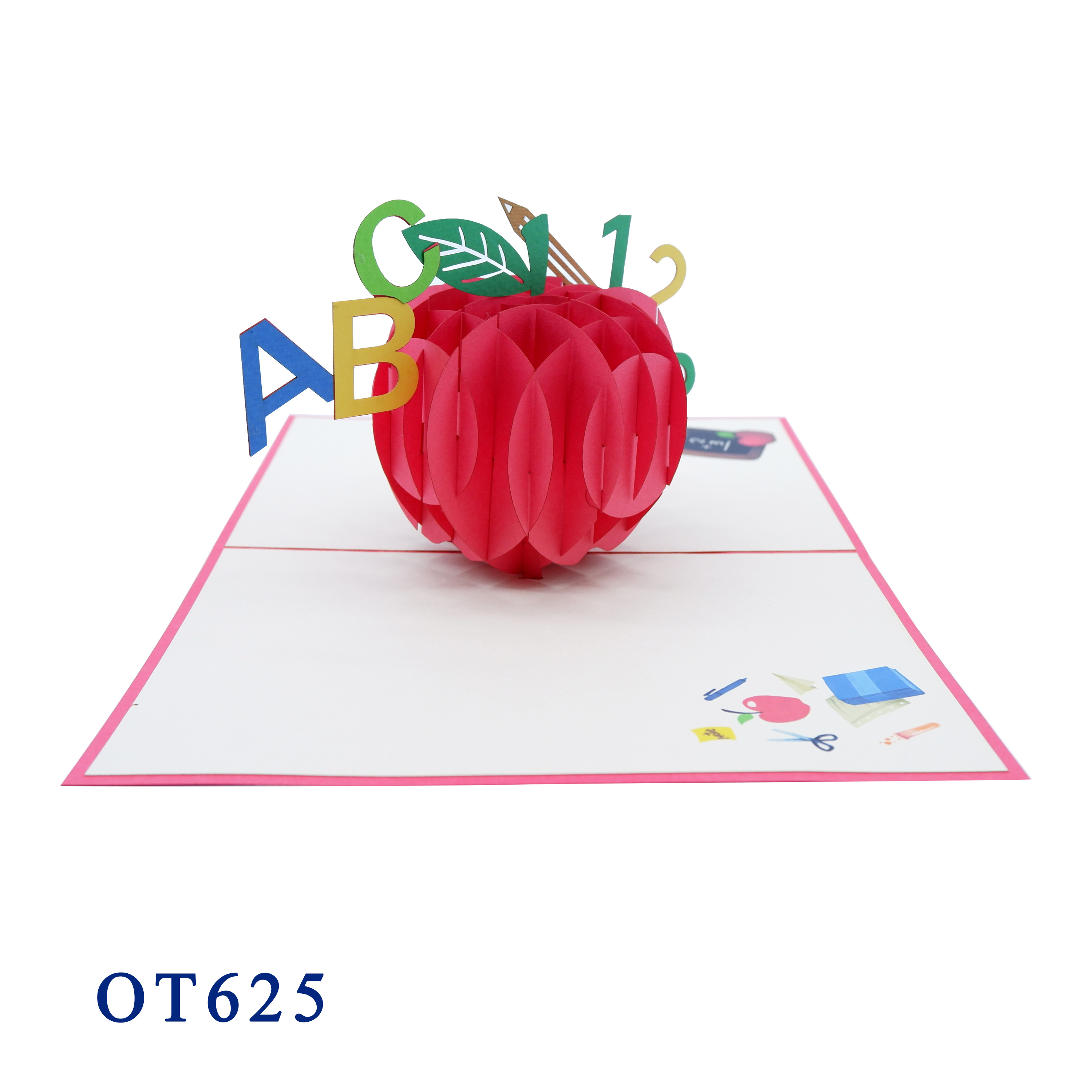 Best Teacher Ever Pop Up Card