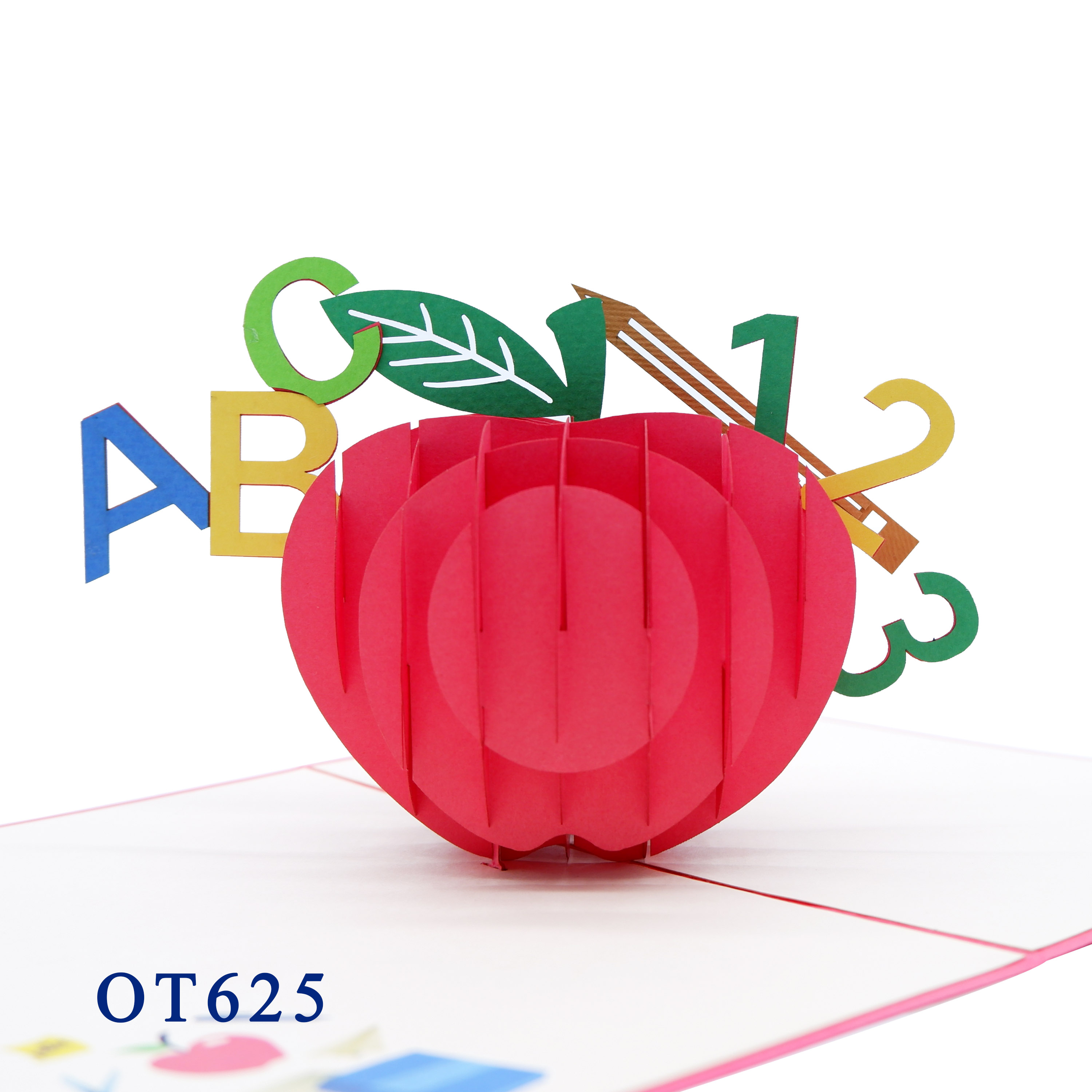 Best Teacher Ever Pop Up Card