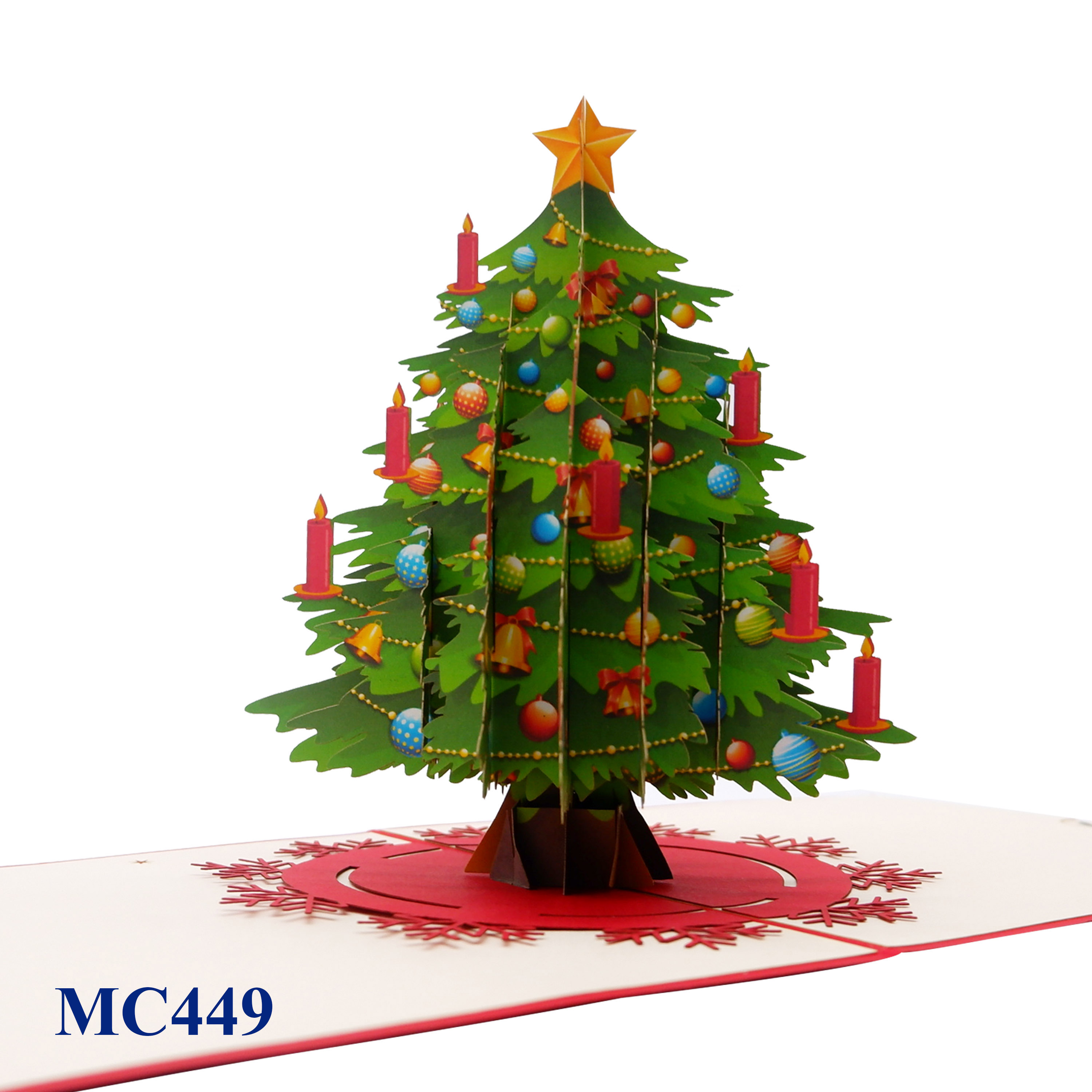 Big Noel Tree Pop Up Card