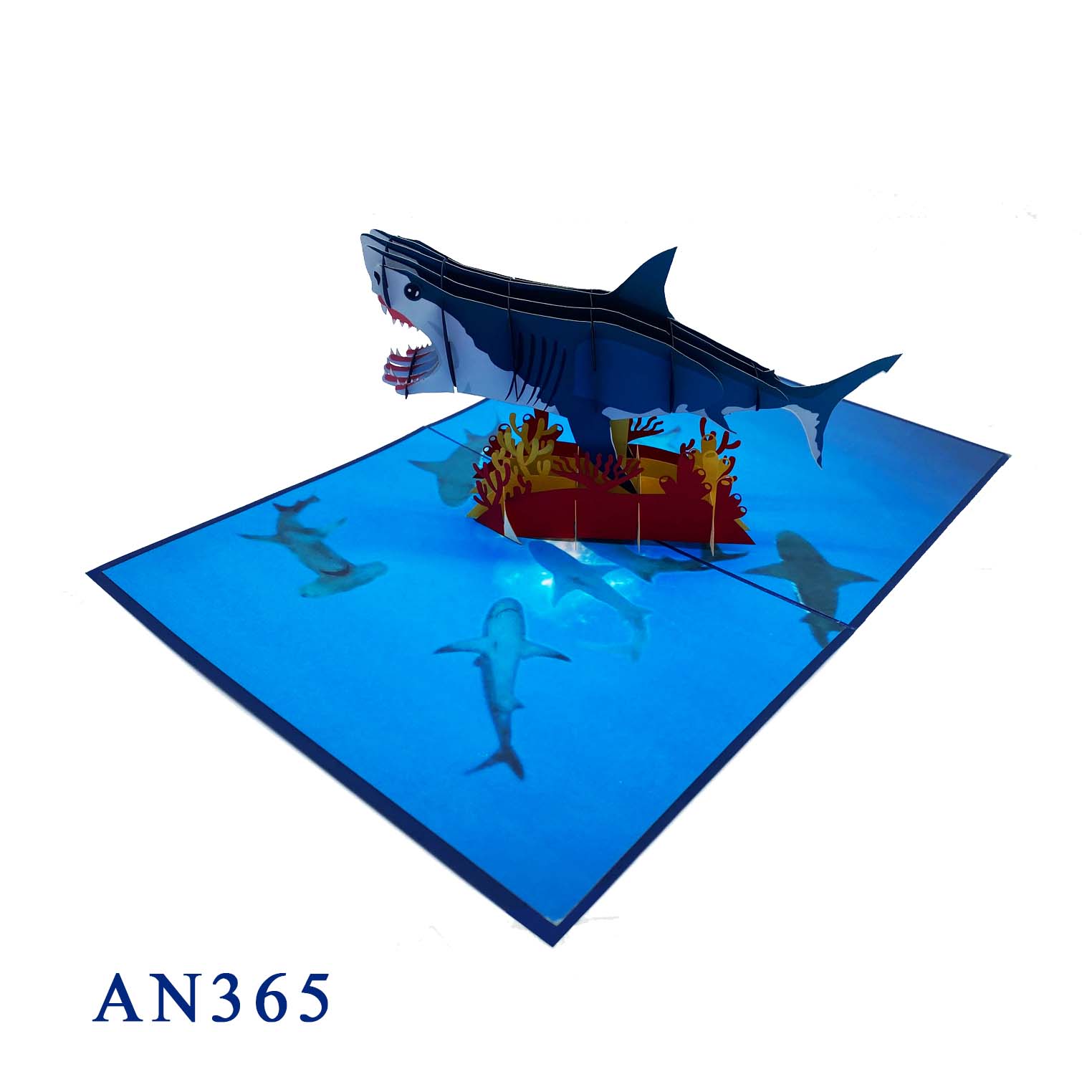 Big Shark Pop Up Card