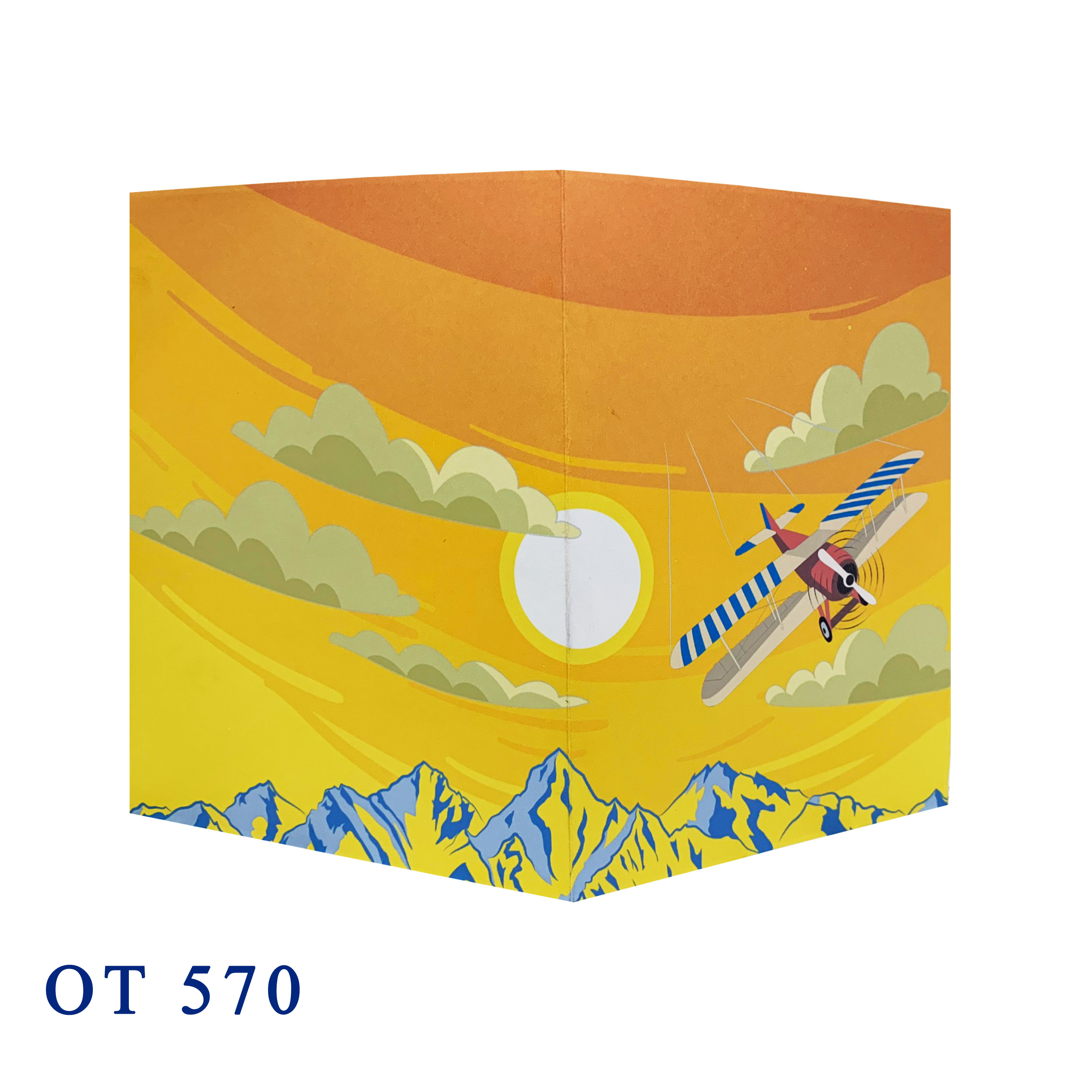Biplane Pop Up Card