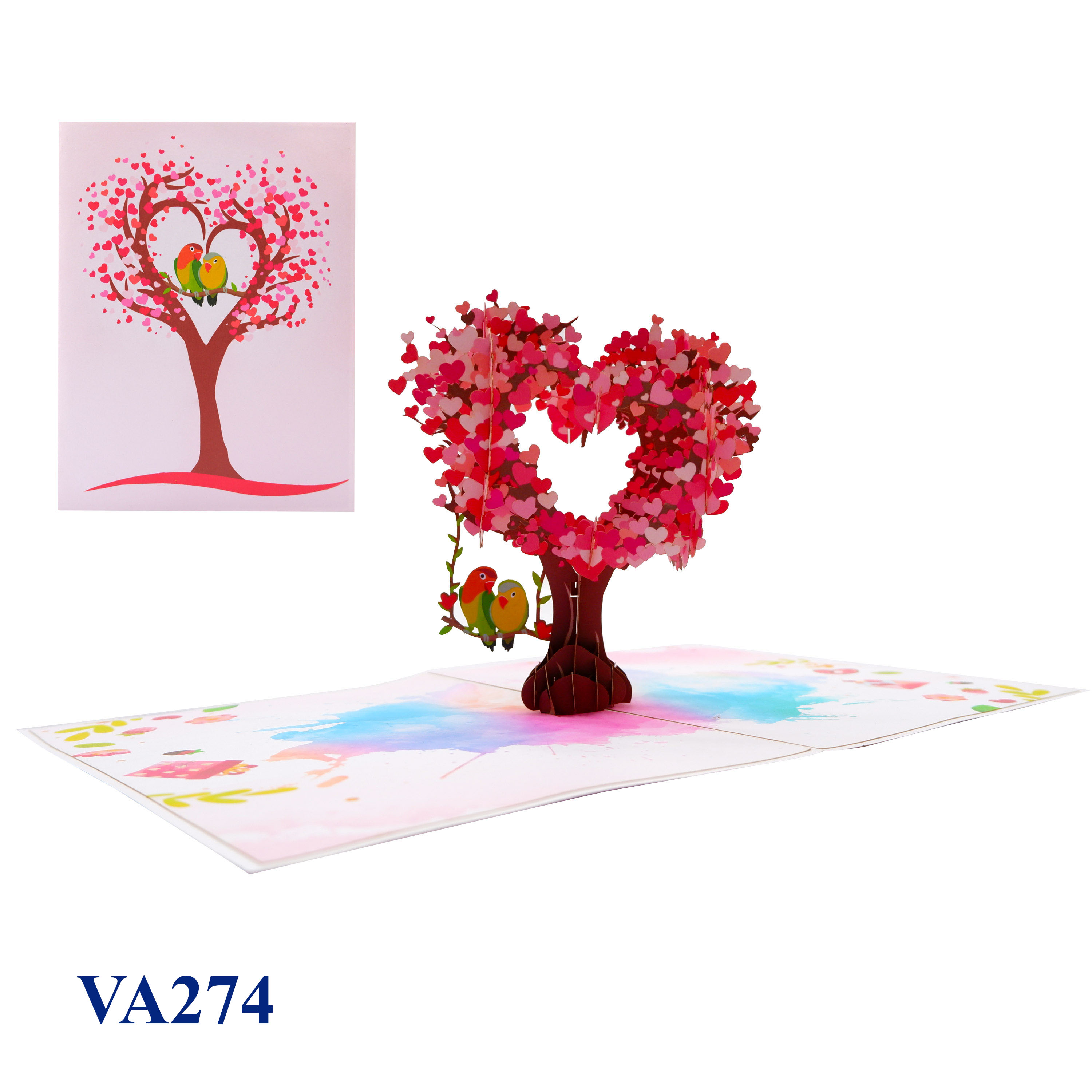 Birds Love Tree Pop Up Card
