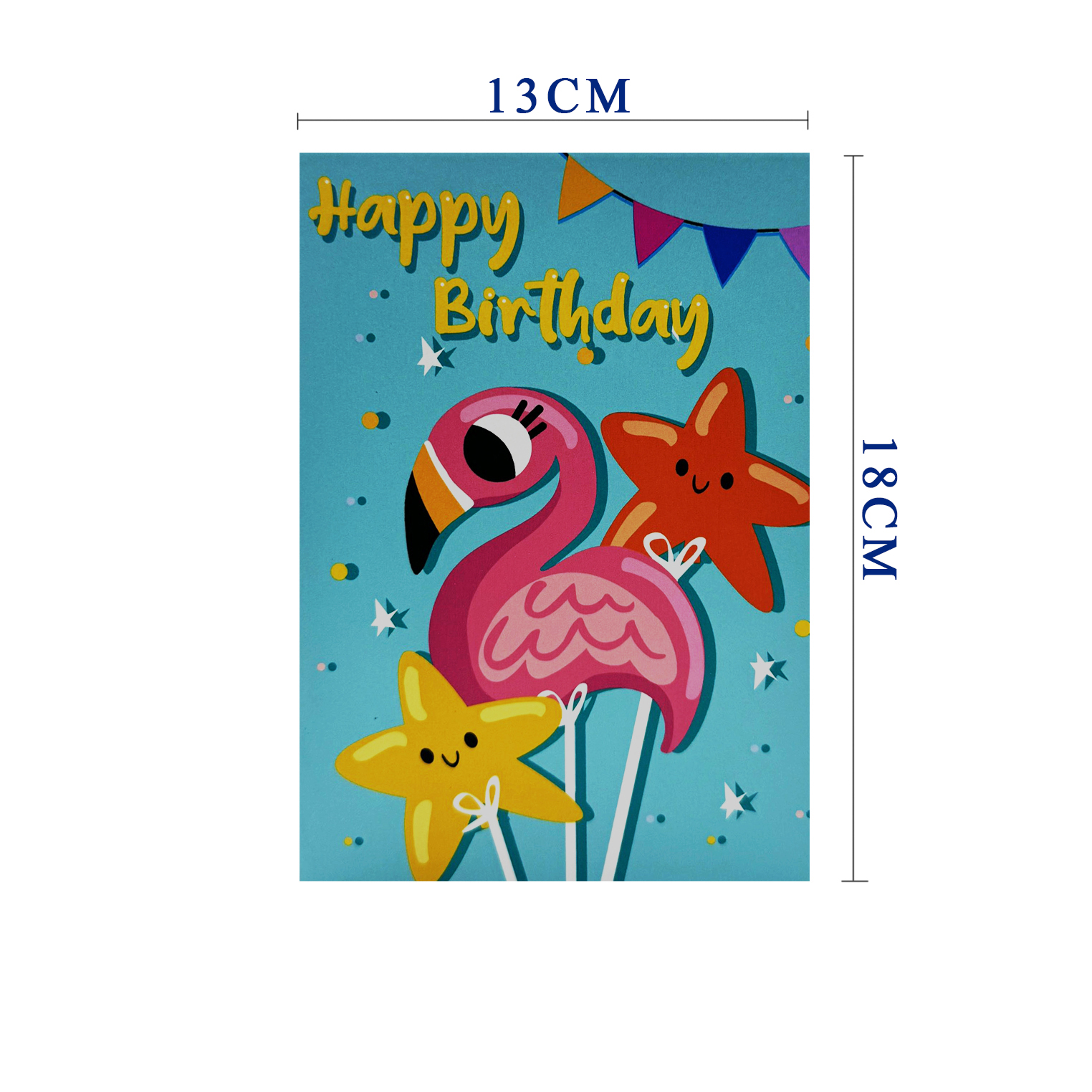 Birthday Flamingo Pop Up Card