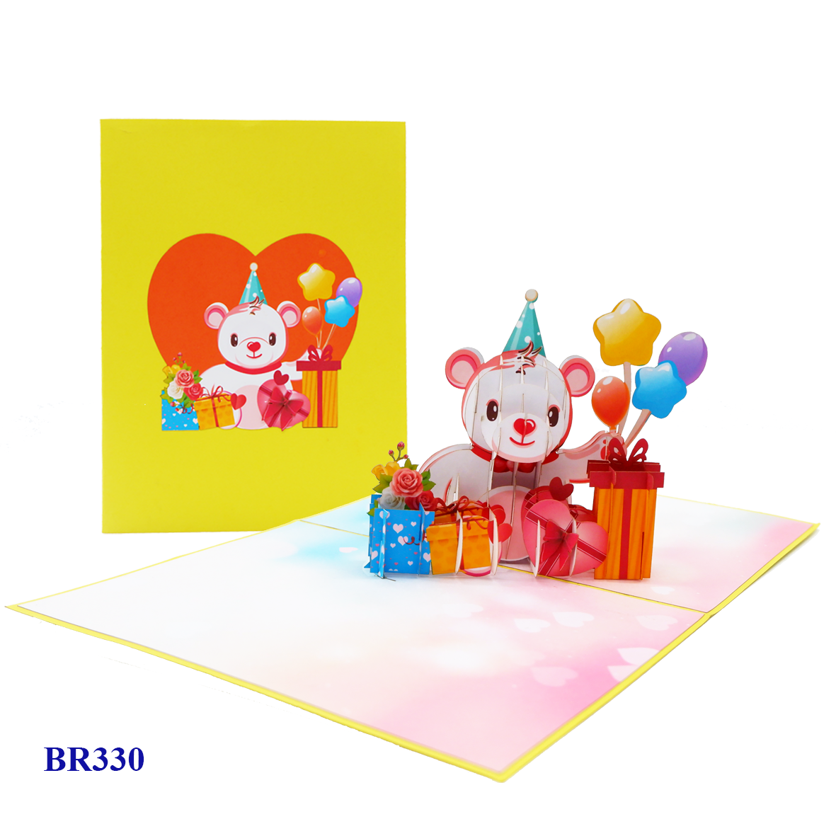 Birthday Bear Pop Up Card